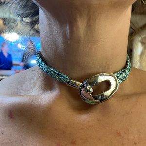 NWT VTG BOHO GYPSY LIA SOPHIA®️BRAIDED LEATHER